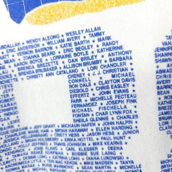 Vintage Boulder City High School Sweatshirt Mens Size Medium 80s Class Of 88 - Picture 5 of 8